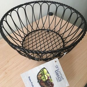 Rope Fruit/Bread Basket by Gourmet Basics Mikasa
